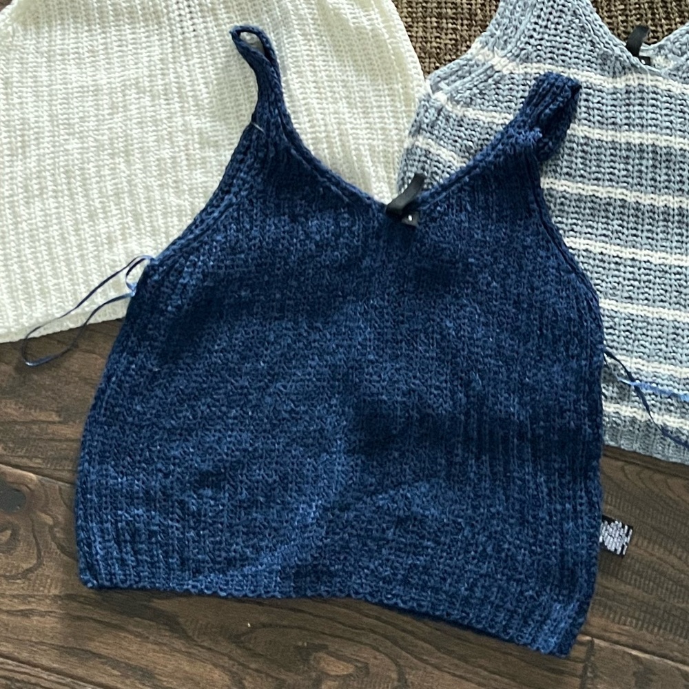 Blue tank top